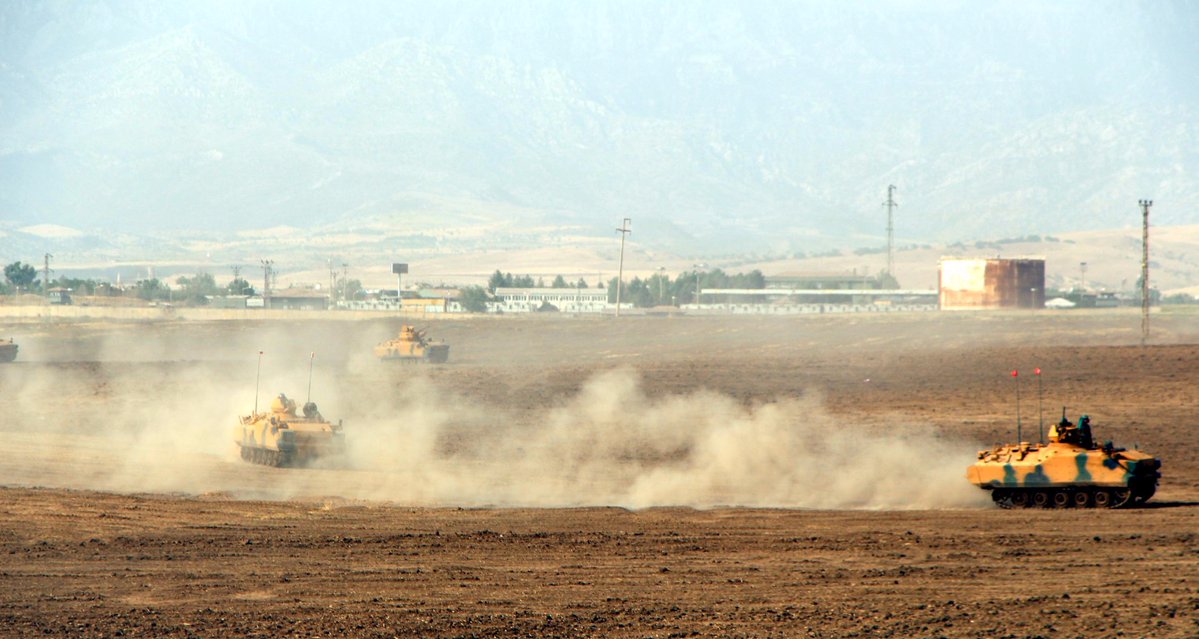 Photos from the continued Turkish Army drill on the border with Iraqi Kurdish Region today.   