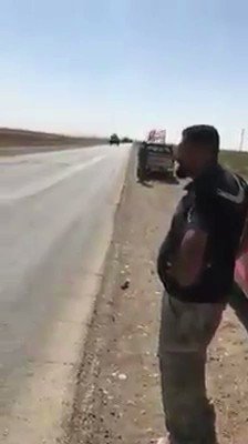 Очередной конвой вооруженных сил Ирака направляется в Киркук