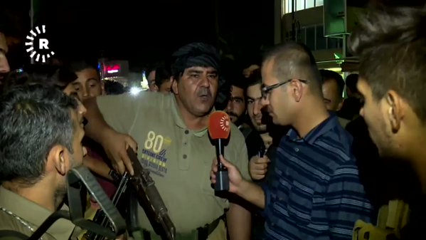 Civilians in Kirkuk take up arms, say we are volunteers, as Kurdistan Security Council say Iraq plans to attack tonight, Baghdad denies it   