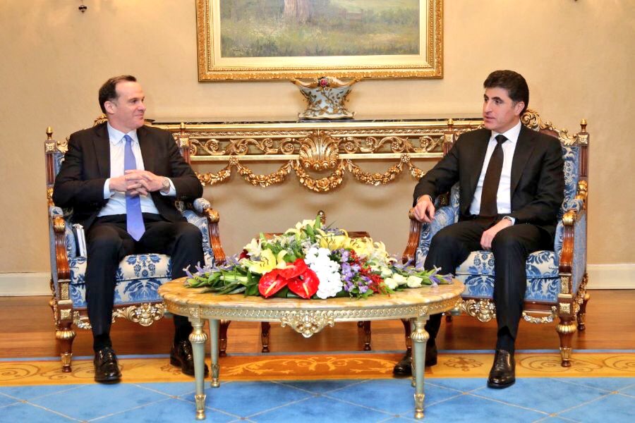 Brett McGurk: Constructive meetings with KRG PM Barzani and DPM Talabani on post-ISIS stabilization, support to Peshmerga, and the vital importance of a strong and unified KRG within the constitutional framework of Iraq.    