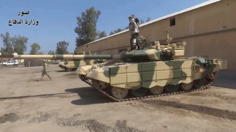 Iraq new T-90S tanks shown by Ministry of Defence for first time following delivery from Russia earlier this year    