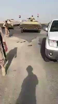 Iraqi Government deployed tanks and Armored vehicles to break the demonstrations in Basra southern of Iraq but the youth demonstrators stood in front of a column of tanks.   