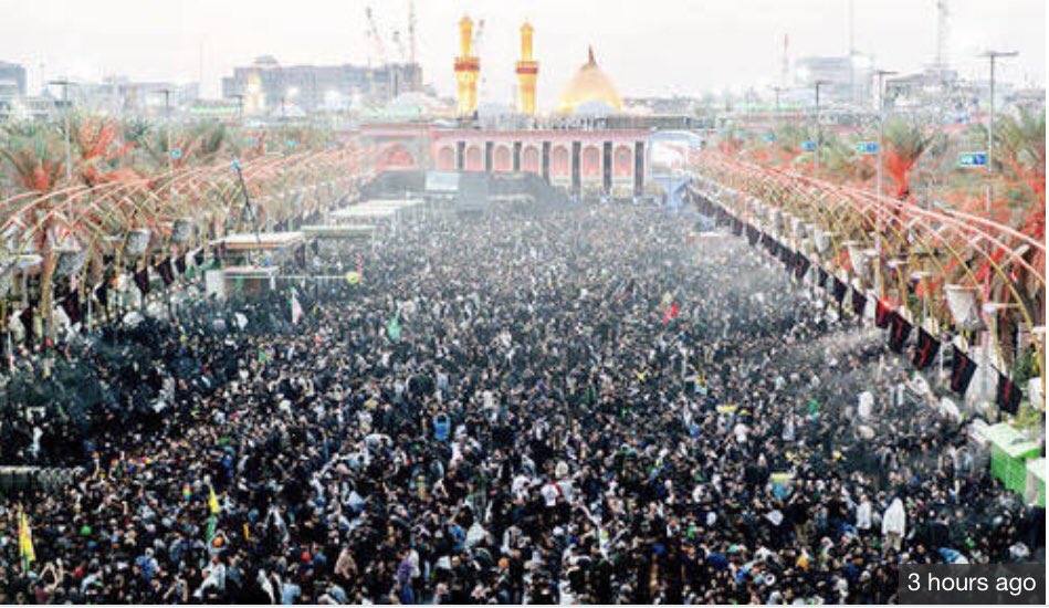 Iraq Millions in Karbala protected by 30,000 security forces to celebrate Ashura, the death of Imam Hussein