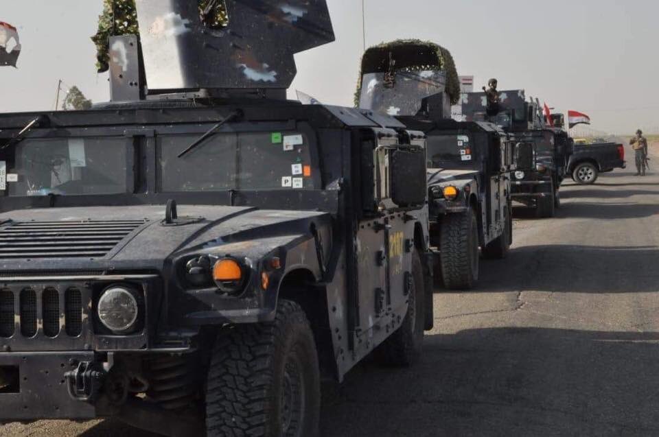 Iraq's Federal Police conducting clearing ops in Rashad district, Kirkuk province. At least 3 Da'ish safehouses found and destroyed in addition to nearly a dozen IEDs.   
