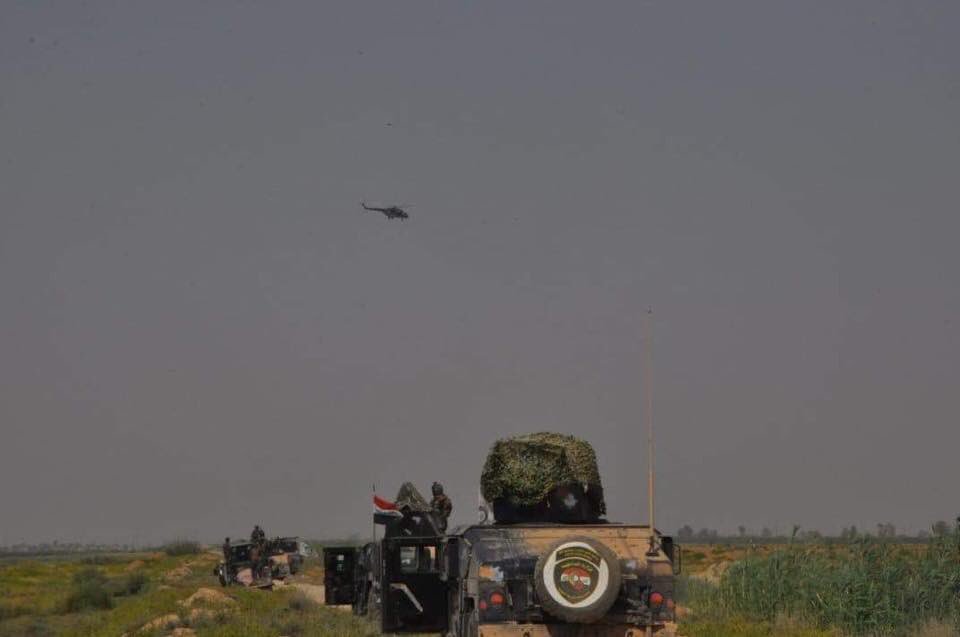 Iraq's Federal Police conducting clearing ops in Rashad district, Kirkuk province. At least 3 Da'ish safehouses found and destroyed in addition to nearly a dozen IEDs.   