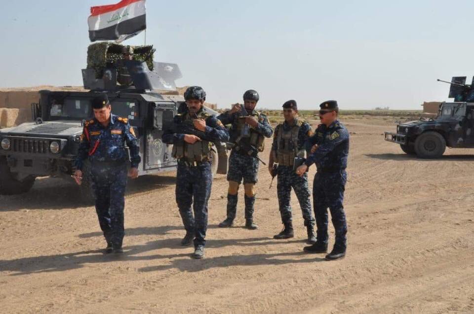 Iraq's Federal Police conducting clearing ops in Rashad district, Kirkuk province. At least 3 Da'ish safehouses found and destroyed in addition to nearly a dozen IEDs.   