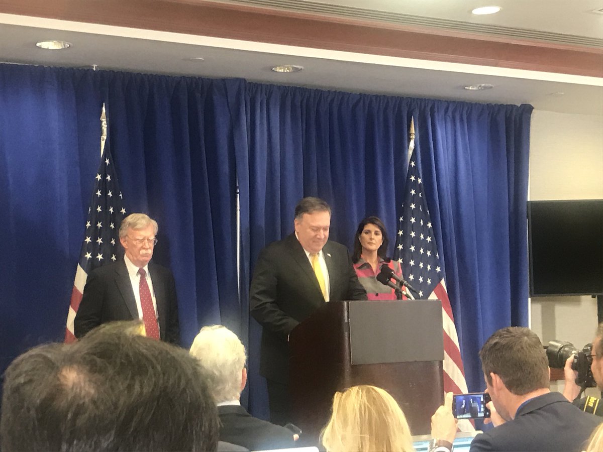 we will not continue to accept Iran's bad behavior in Iraq @SecPompeo in response to question about Iranian role in Iraq   