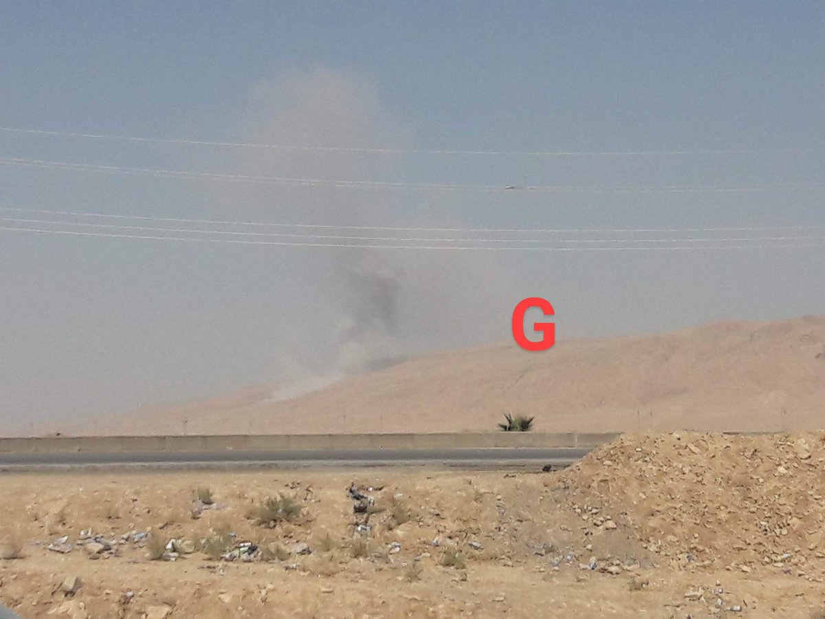 Makhmour At 11:40 am, the dens of ISIS militants were bombed on Mount Qahrajog in Makhmour district 
