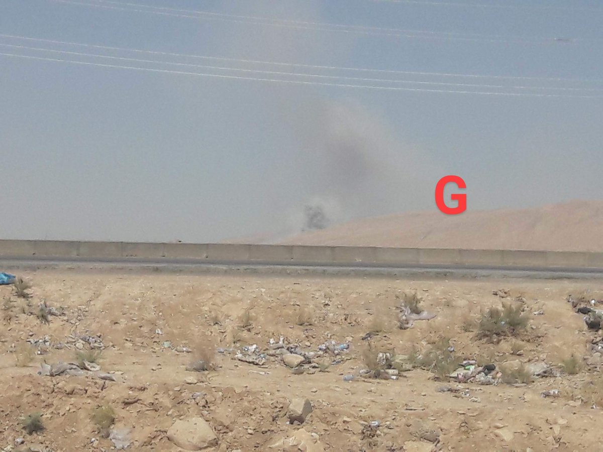 Makhmour At 11:40 am, the dens of ISIS militants were bombed on Mount Qahrajog in Makhmour district 