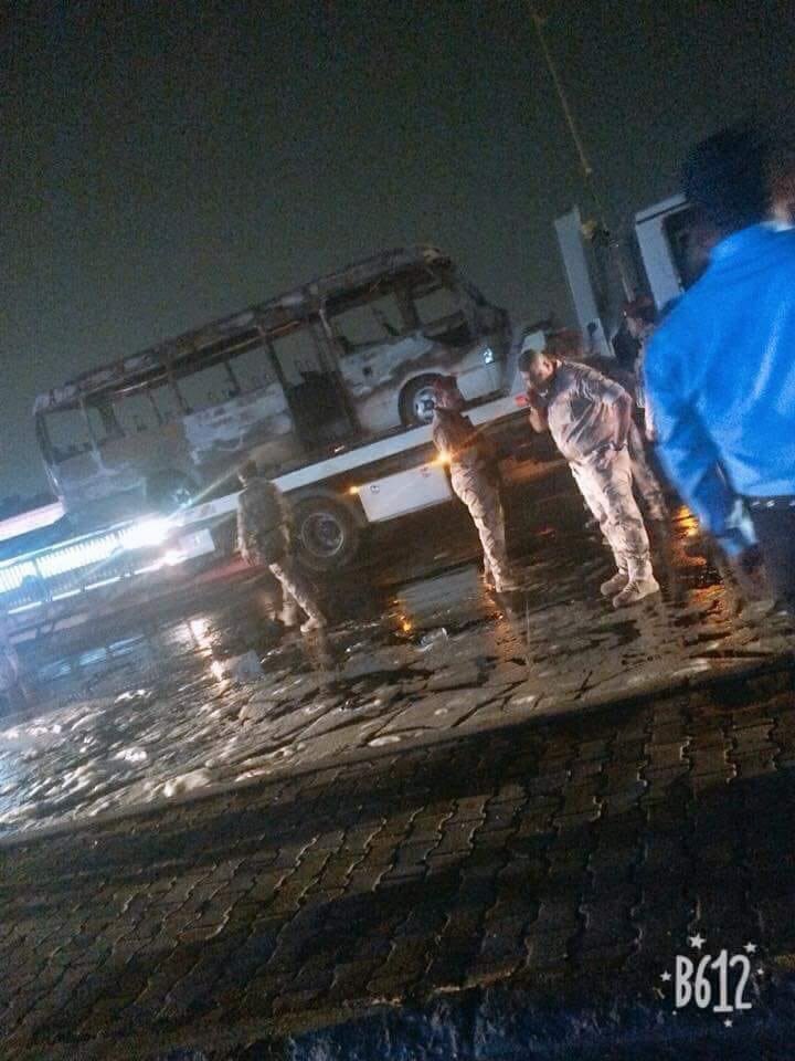 Bombs targeting two buses  in  Shaab area of the Iraqi capital
