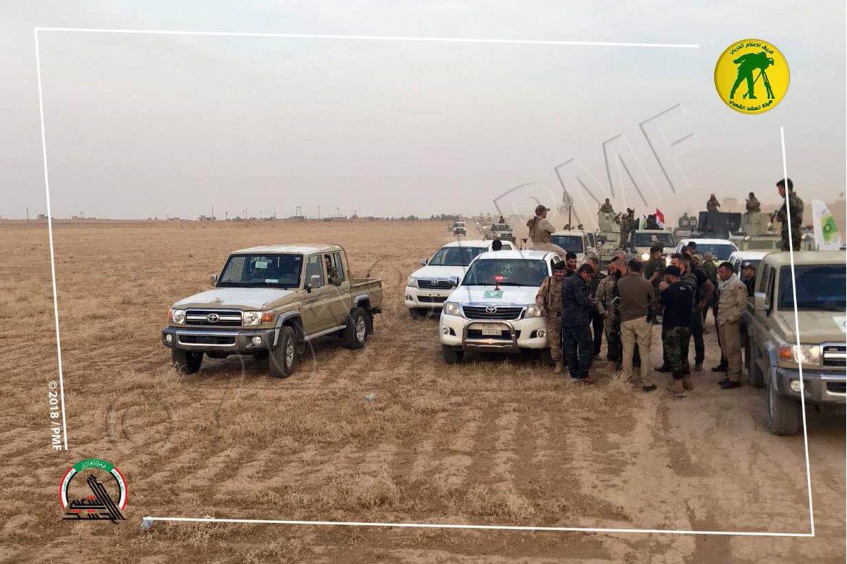 PMU and the army launch a security operation to pursue the remnants of ISIS east of Tuzhurmato 