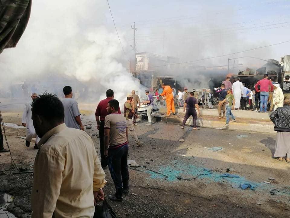 Iraq Local sources confirm death and injured caused by an huge explosion in the center of the area of Qayyarah South. These sources say probably ISIS attack 