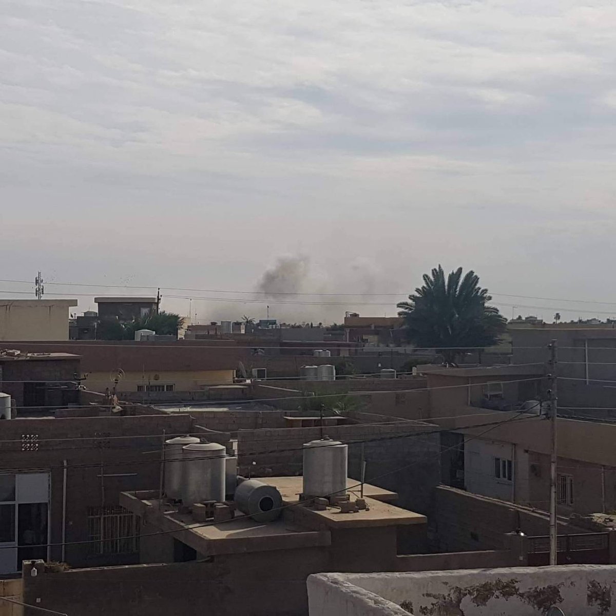 An explosion rocks the town of Khurmatu in Iraq's Salahuddin province.  