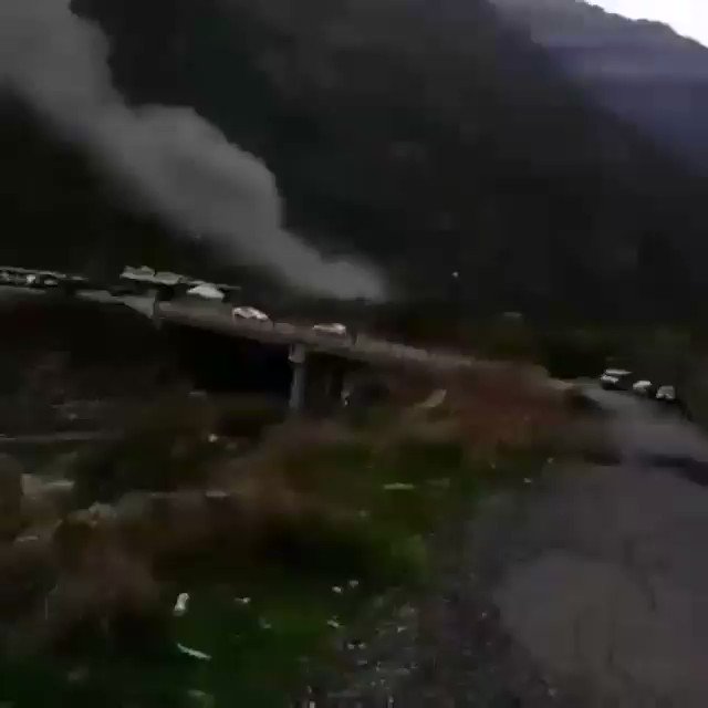 Turkish artillery shelling touristic sites near Duhok in Kurdistan region of Iraq.     