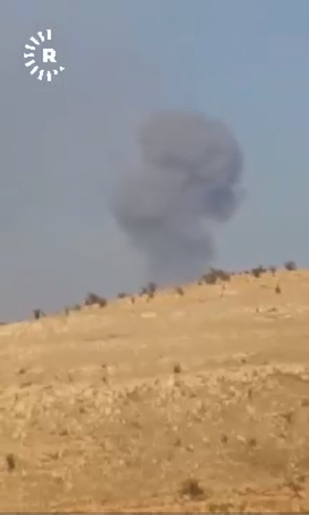 Peshmerga forces on alert as the Coalition warplanes pound ISIS targets near Makhmour    