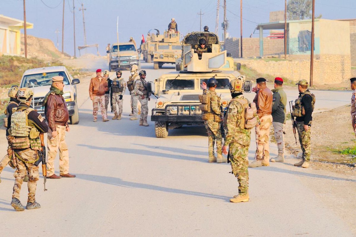 Iraq Army 66th Brigade during ops in Badosh in search of fugitive militants   
