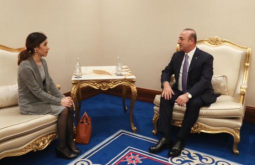 Sharing a message after his meeting with Nadia Murad, Minister of Foreign Affairs Çavuşoğlu has stated that they discussed the situation of Yezidis while Murad has written that they met to discuss the Turkish airstrikes in Sinjar    