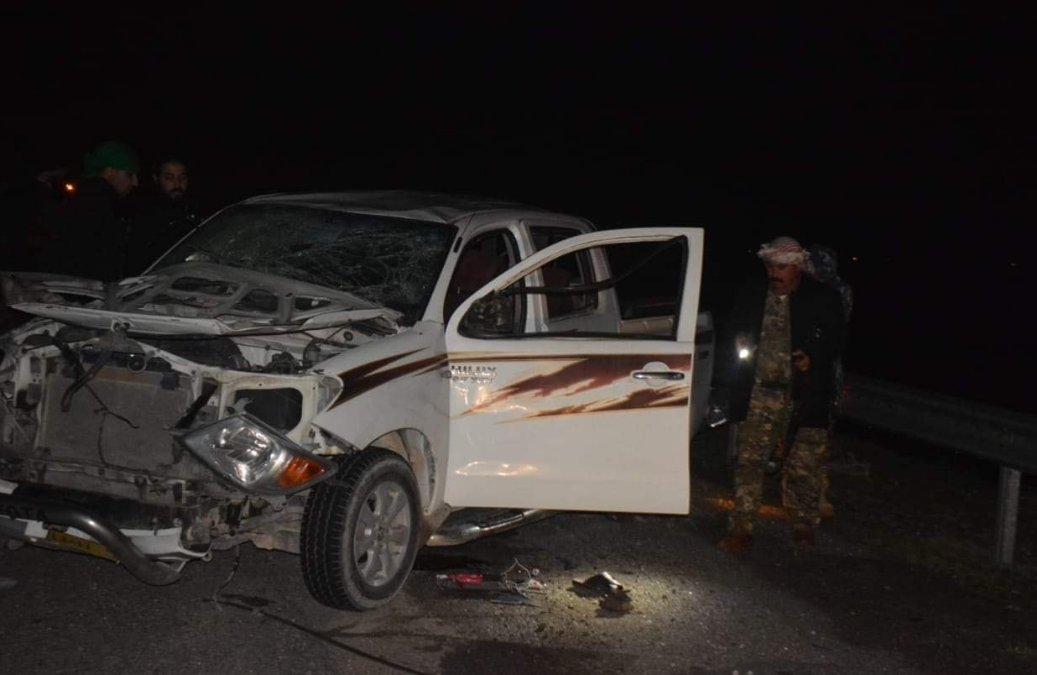 One of the trucks belonging to Rusali Battalions struck an IED near the Baiji Refinery and the driver suffered a minor injury. Comes after the unit discovered a tunnel belonging to ISIS earlier in the night.   
