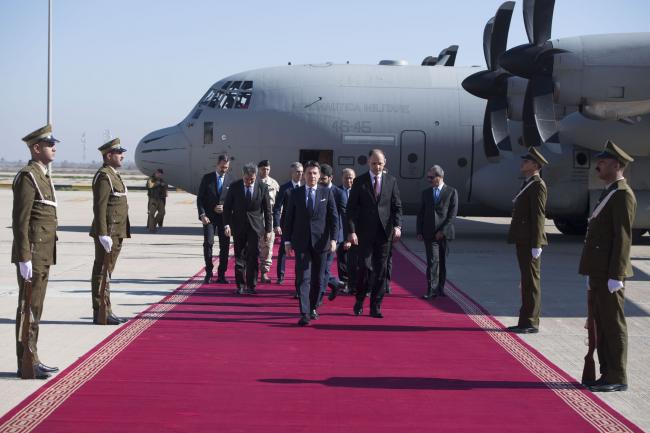 Italy an PM Conte has landed in Iraq, where he has met the Iraqi PM Adel Abdul Mahdi. Then he will have meetings with President Salih, Speaker al-Halbousi and KRG PM Barzani (in Erbil).   