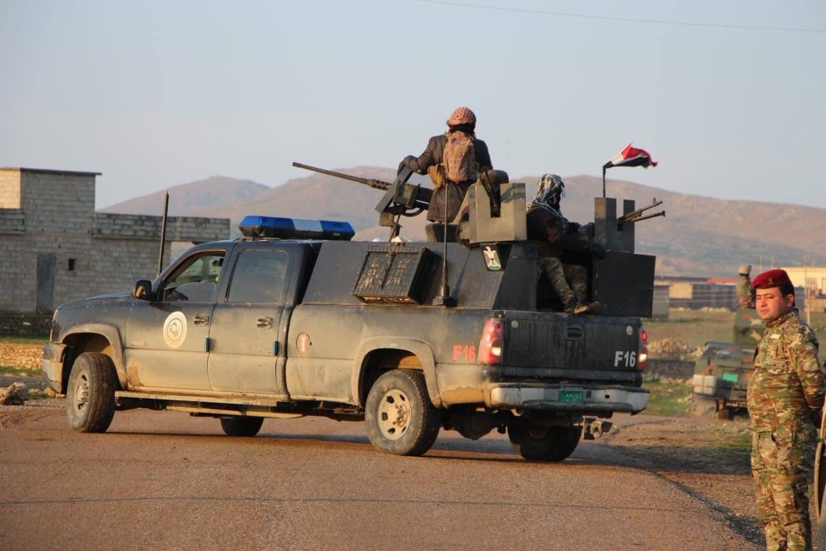 Iraq's Army (20th Division) stormed through the Sheikh Ibrahim mountain range in western Ninawa province from 5 sides, an area that has seen a recent spike in Da'ish activity. Several Da'ish tunnel and cave networks, staging areas and IED caches found and destroyed.   