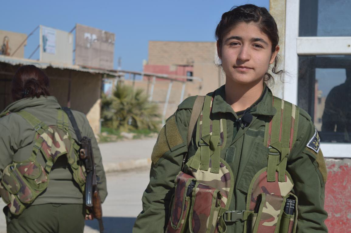 The first female Ezidi Asayish Forces have been established in Sinjar's Khanesor 