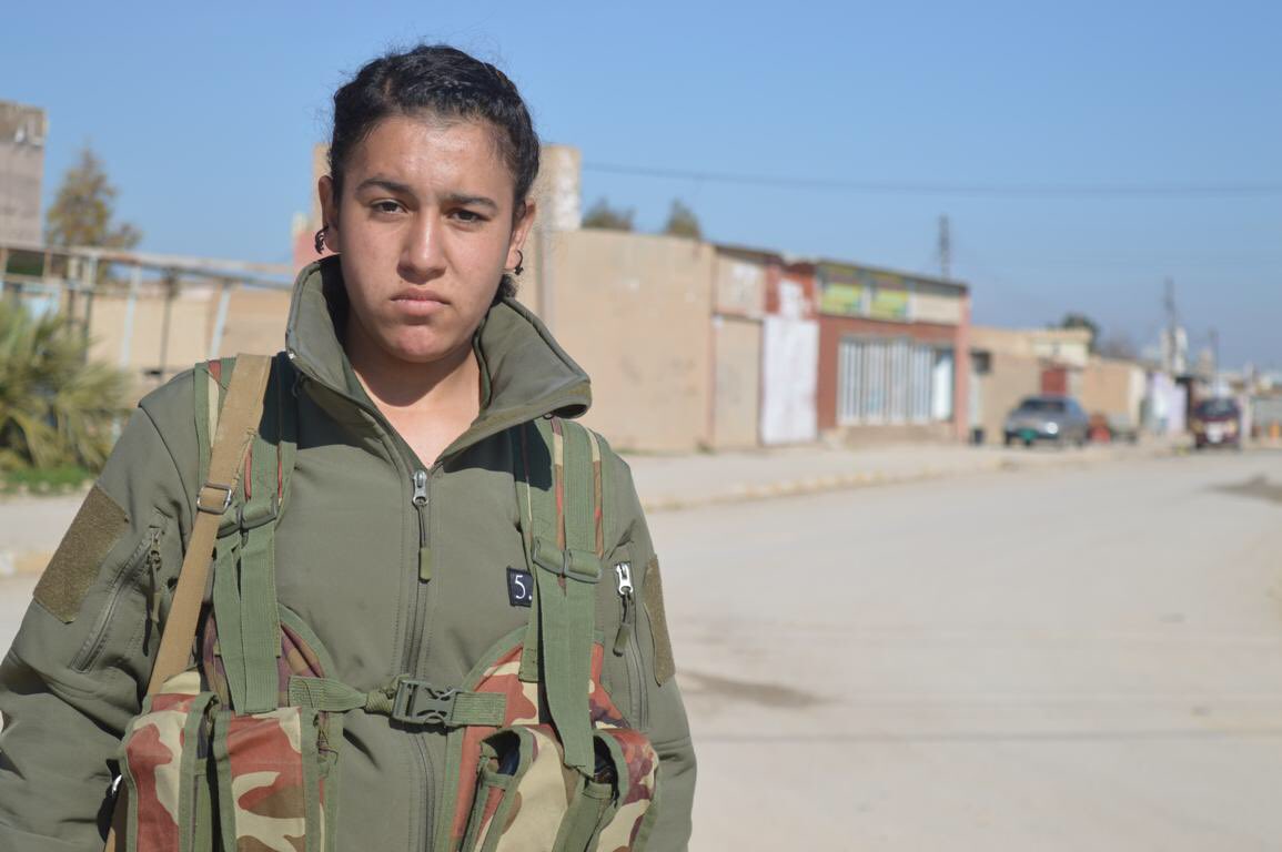 The first female Ezidi Asayish Forces have been established in Sinjar's Khanesor 