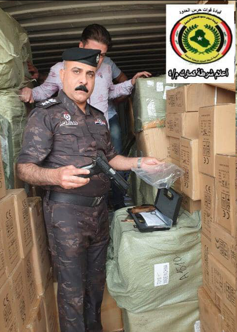 Iraq: 1000+ Ukrainian Fort-19 9x19mm pistols apparently seized by Iraqi Border Police, from a container apparently marked as Bicycles.  The serials are even still visible, come in the full packaging and a spare magazine