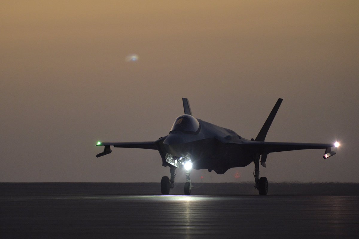 For the first time F35 fighter jet participated in an actual operation and bombarded ISIS positions around Kirkuk, Iraq.   