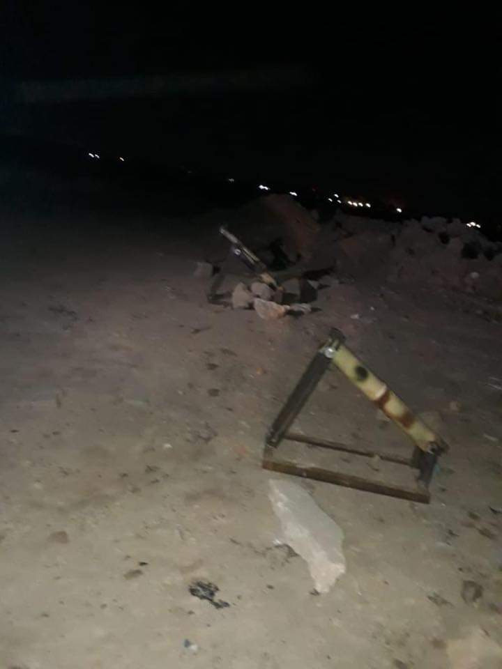 Rockets seized early this morning that were meant for targeting Camp Taji  