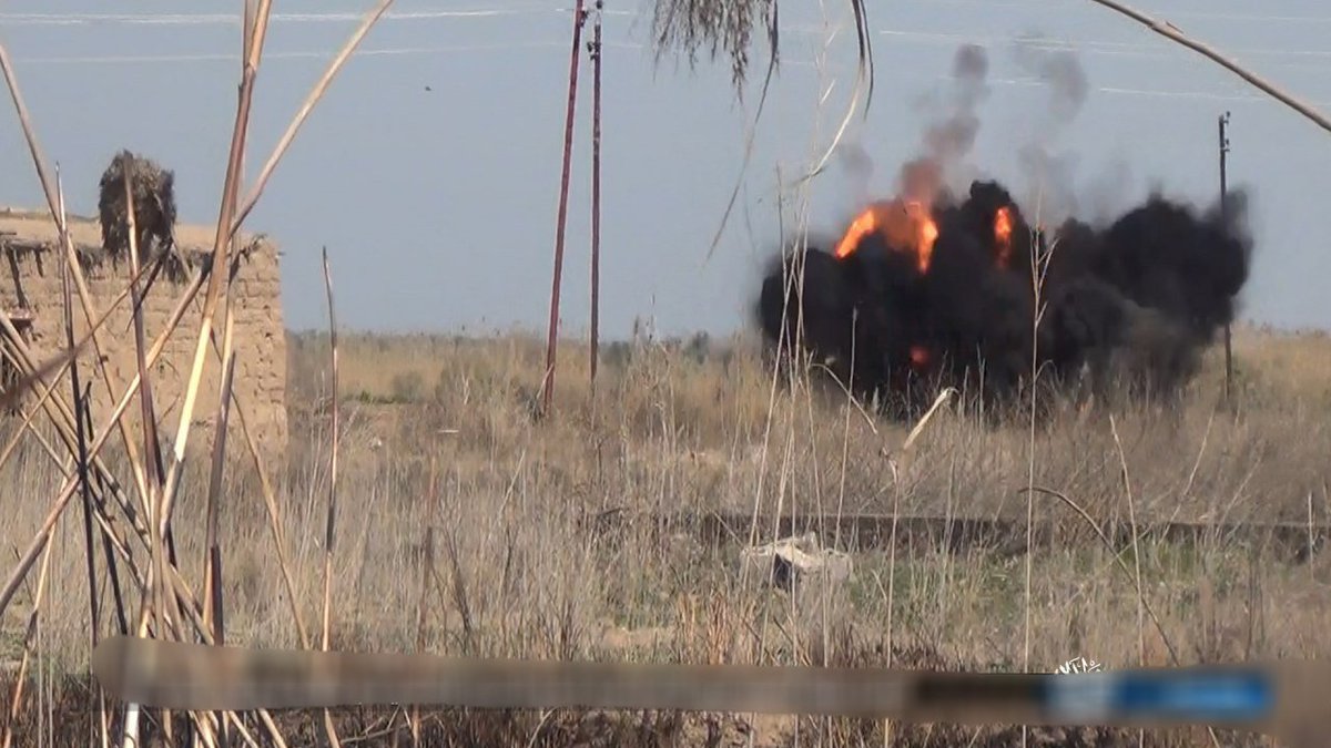 ISIS has released a new photo series showing the attack against Iraqi military  IED in Tarmiyah of Baghdad, Iraq.   