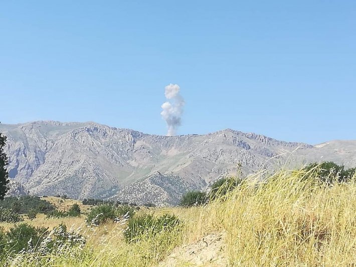 Turkish Jets Attack Villages North of Sulaymaniyah 