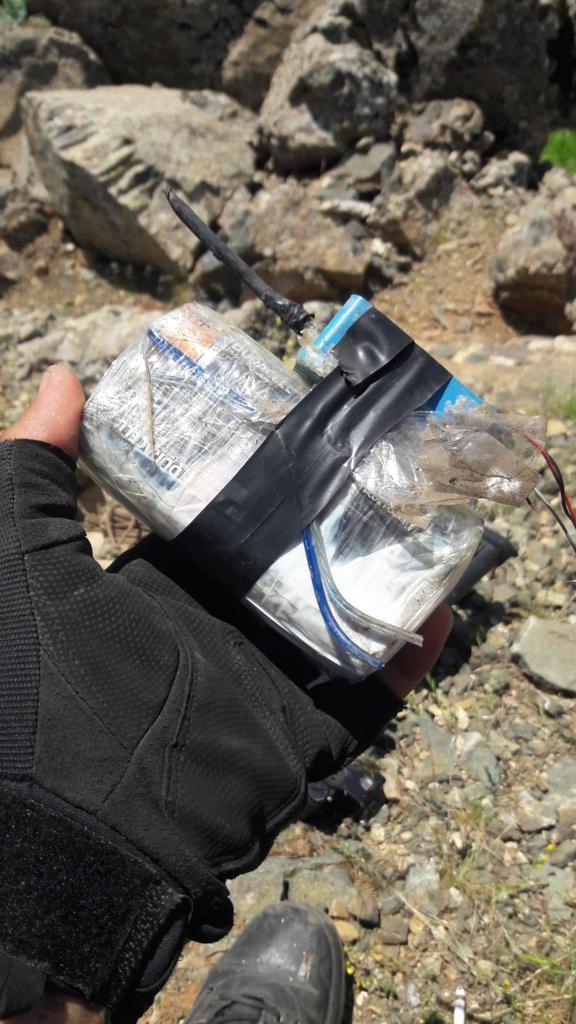 Turkish army removed number of IEDS placed by PKK in Hakurk area