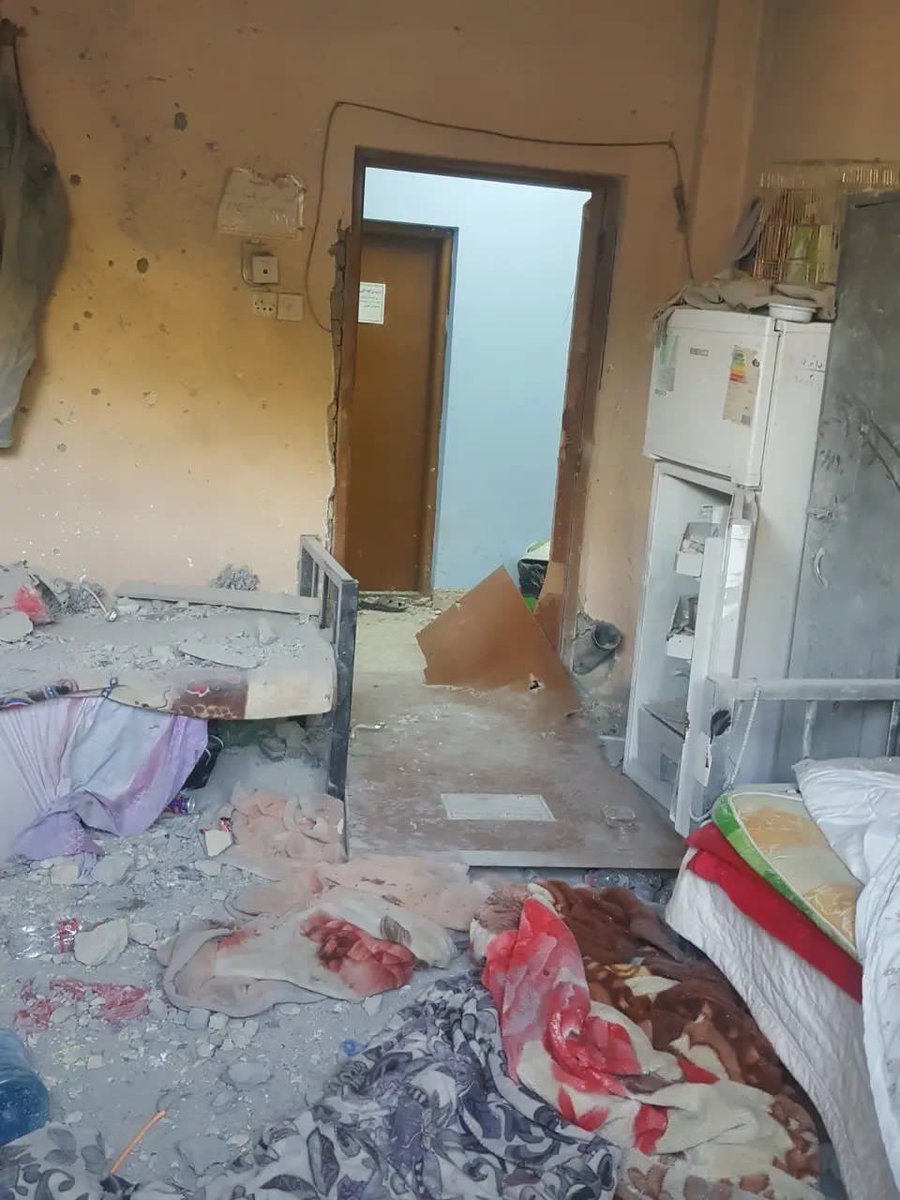 Additional images from the ExxonMobil  Residential and Operations HQ in Basra, Iraq this morning from the aftermath of the rocket attack.   
