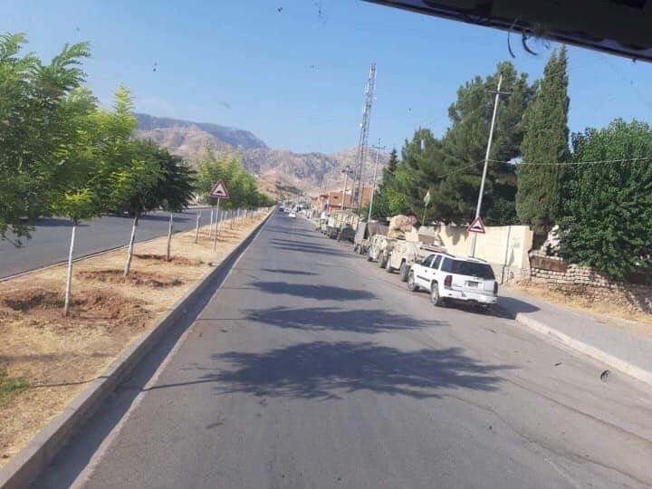 Peshmarga forces arrived at Sidakan, Soran from Erbil province and Amedi, Shladze, Zaxo amd Matin mountain in duhok province 