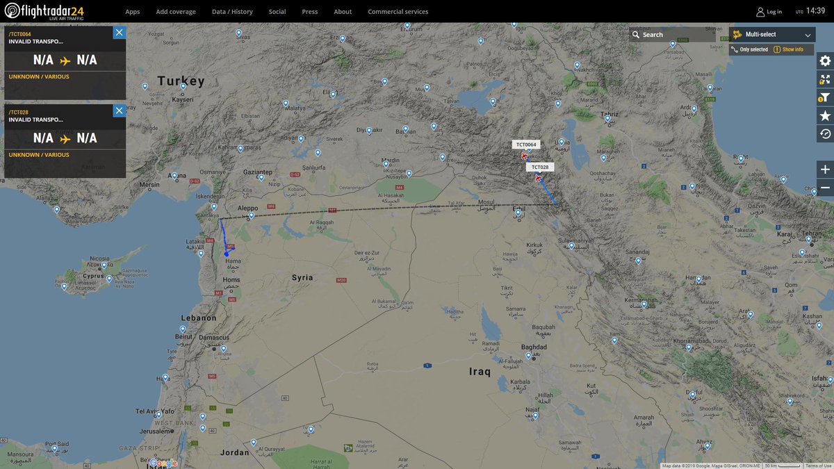 Turkish Drones squawking 7600 - lost communications