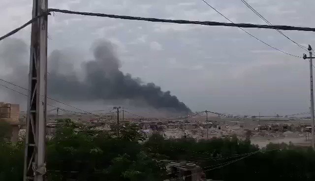 Weapons depot blast in Baghdad