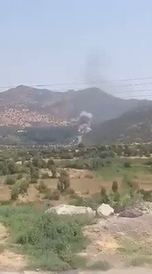 Turkish warplanes strike PKK targets near Babire village, Duhok