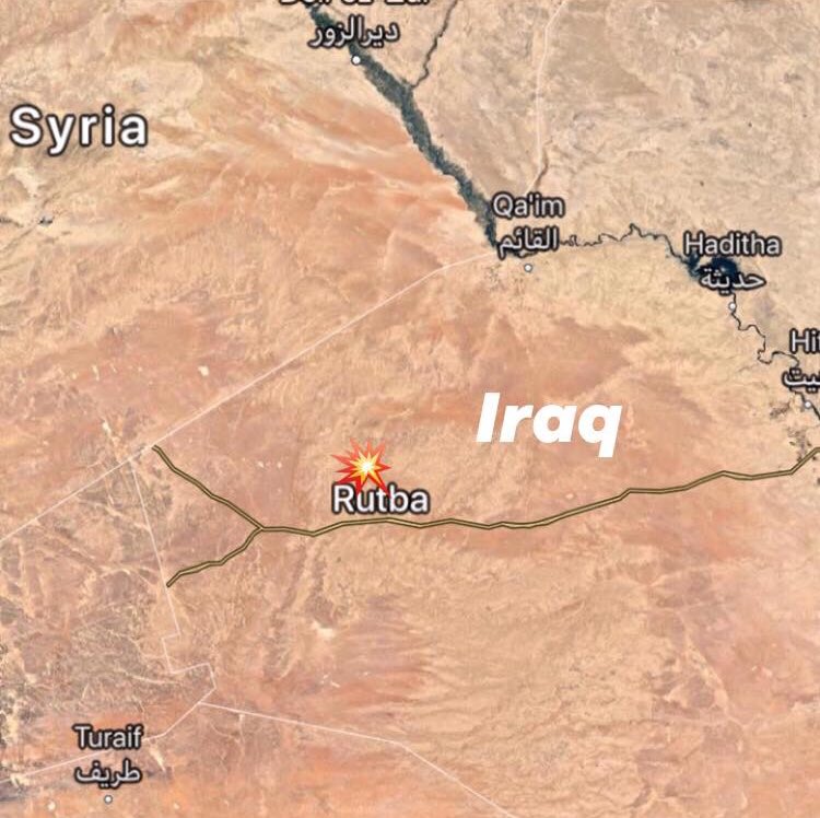 Reports of drone attack on  Hashd al-Shaabi base near Al-Rutba district in western Anbar Province. Hashd al-Shaabi denies drone attack, confirms sounds of explosions near its base. Iraq