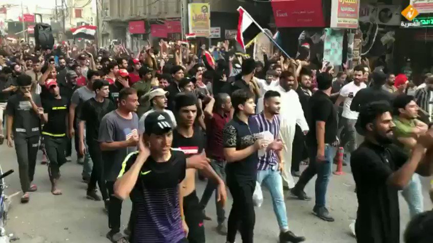 Protesters calling for the fall of the government. 5 hours ago it was a small protest against corruption