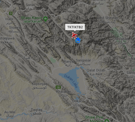 Turkish Military TKTIKTB2 UAV on ISR mission north of Dokan, NE Iraq. (Probably hunting PKK). 1146z