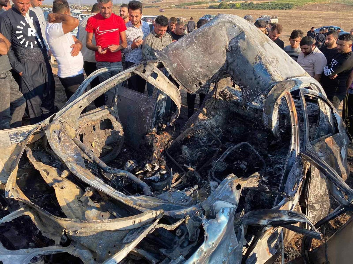 Turkish military jets target car nearby Zakho as they continue their anti-PKK efforts, Kurdistan Region — Rudaw Reporter