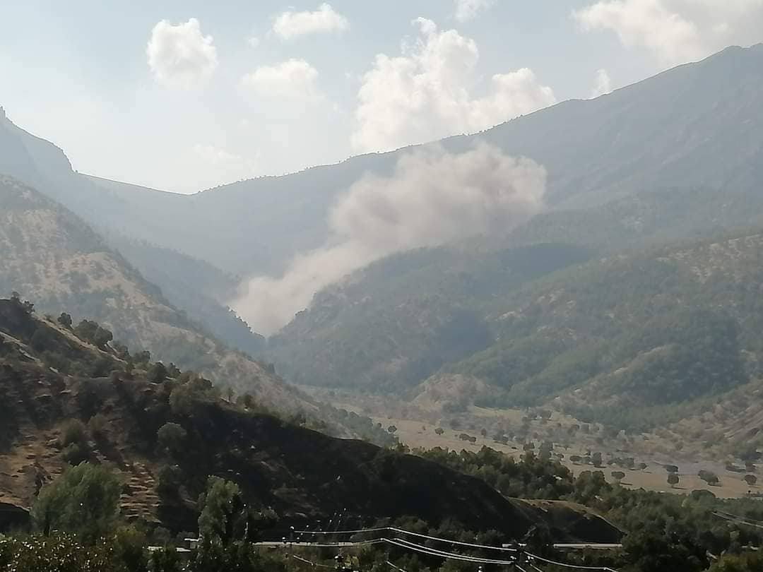 Turkish aircraft bomb several villages in the Qandil Mountains      