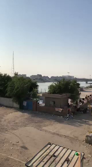 Happening now, Iraqi security forces firing live ammunition near Al Ahrar bridge. Not clear of what is taking place, hospitals reporting injuries coming in 