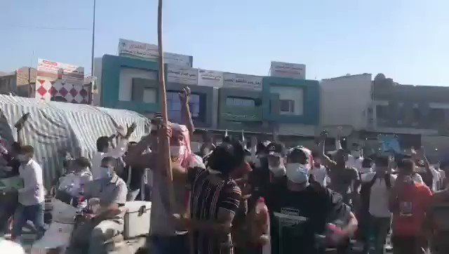 Civil disobedience of students in schools and universities in Nasiriyah 