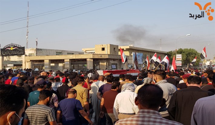 The streets of Nasiriyah embraces the funeral of one of protesters