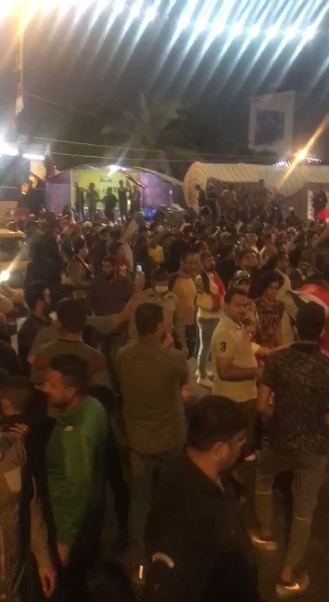 Demonstration at Tahrir Square in Baghdad
