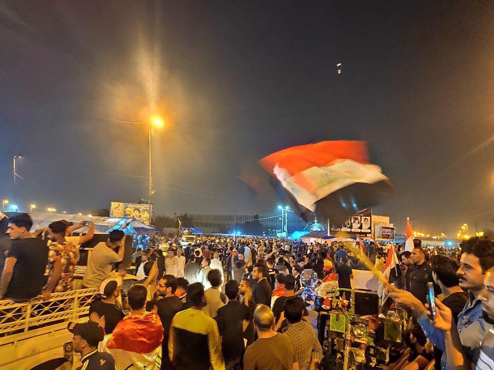 Thousands of demonstrators gathered in Basra on Tuesday evening