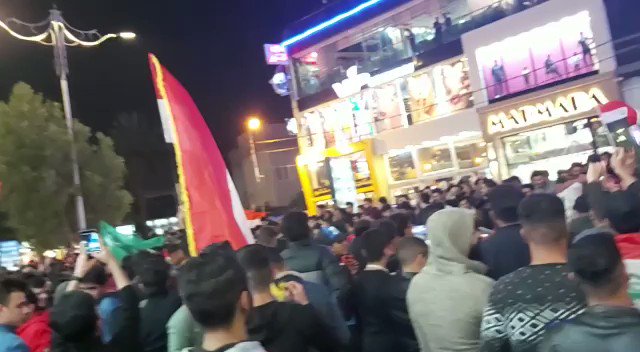 Kirkuk Iran out out Baghdad will remain free chants