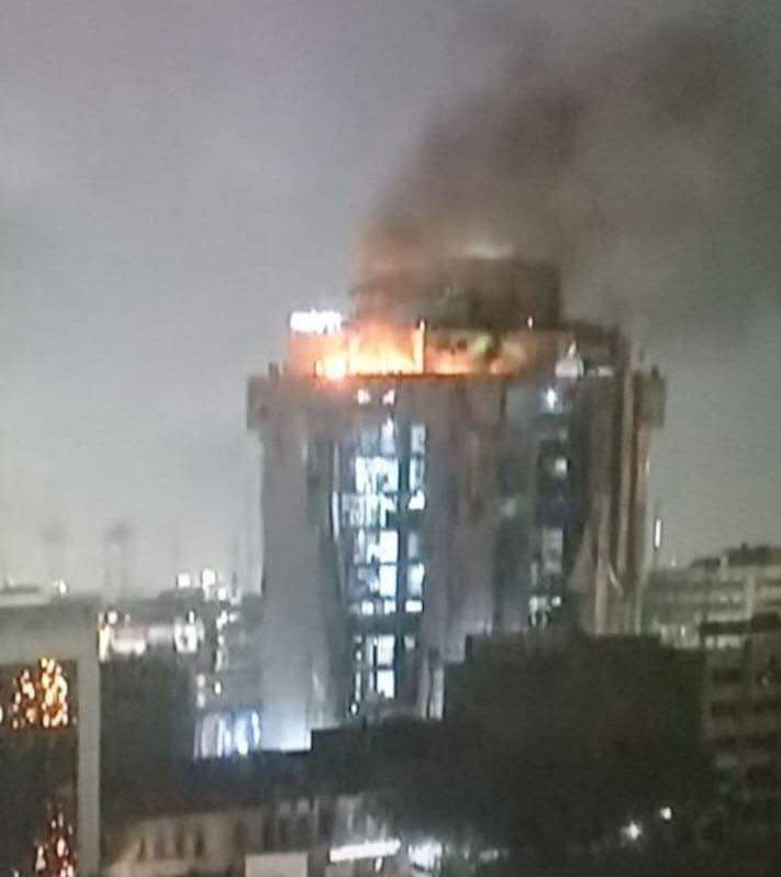 Baghdad just now: Turkish restaurant fire on the last floor 