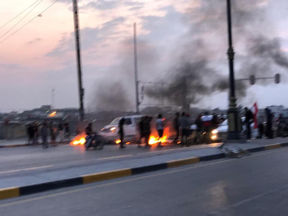 General strike, in the cities of Basra province in southern Iraq